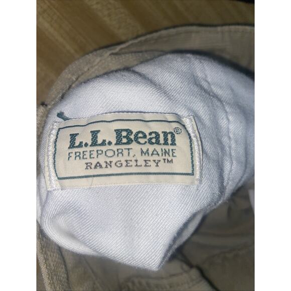 Vintage LL Bean Khaki Corduroy Pants Men’s Loose Chino Career Outdoor USA 36x34 - Picture 7 of 8